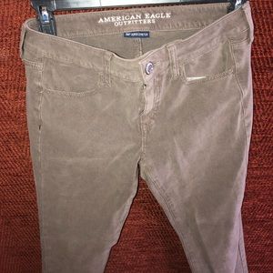 Grey/Brown American Eagle Stretch Jeans
